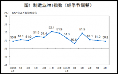 统计局：6月中国制造业采购经理指数